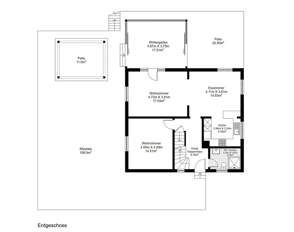 Charmantes Einfamilienhaus nahe Altstadt und Rhein – Foto 12 von 13