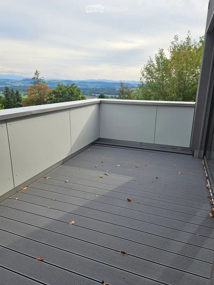 Erstvermietung: 3.5 Zimmer Neubau, 75 m² Sitzplatz, Balkon, Weitsicht
