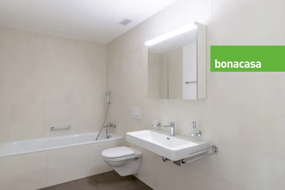 New 3.5-room apartment on the ground floor - with bonacasa!