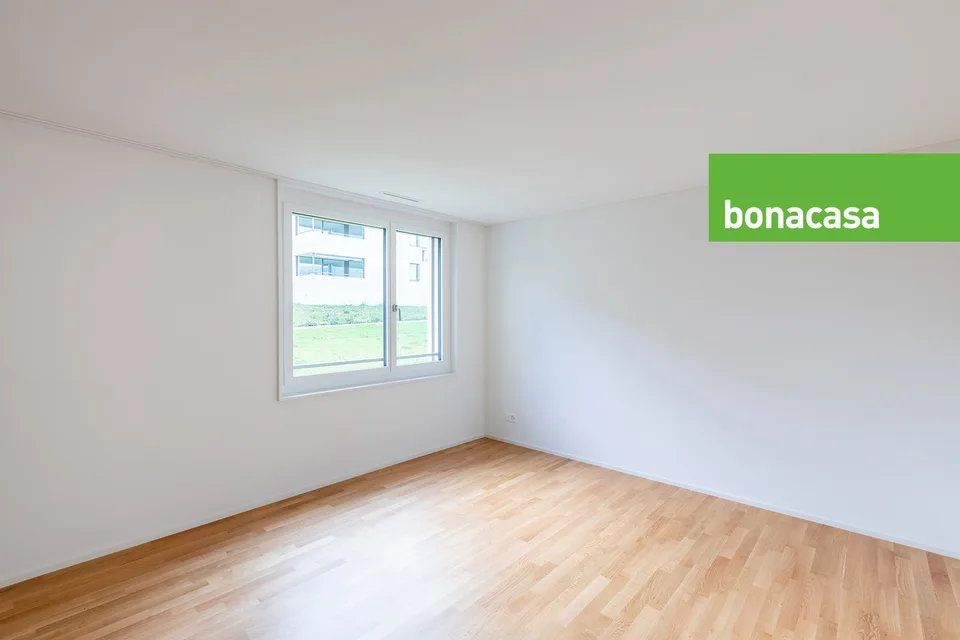 New 3.5-room apartment on the ground floor - with bonacasa!
