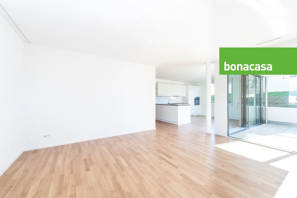 New 3.5-room apartment on the ground floor - with bonacasa!