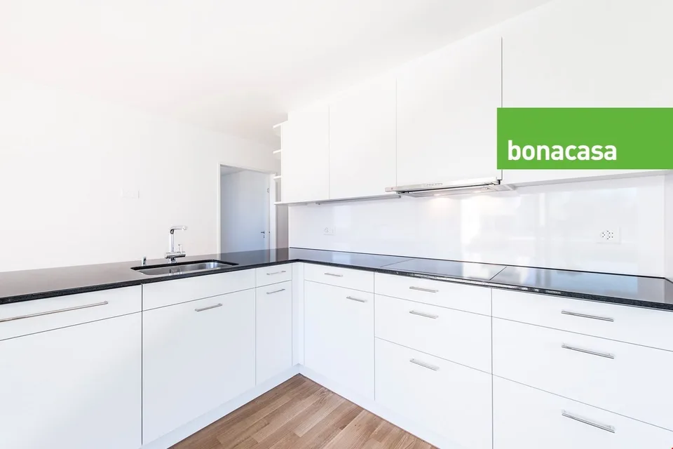 New 3.5-room apartment on the ground floor - with bonacasa!