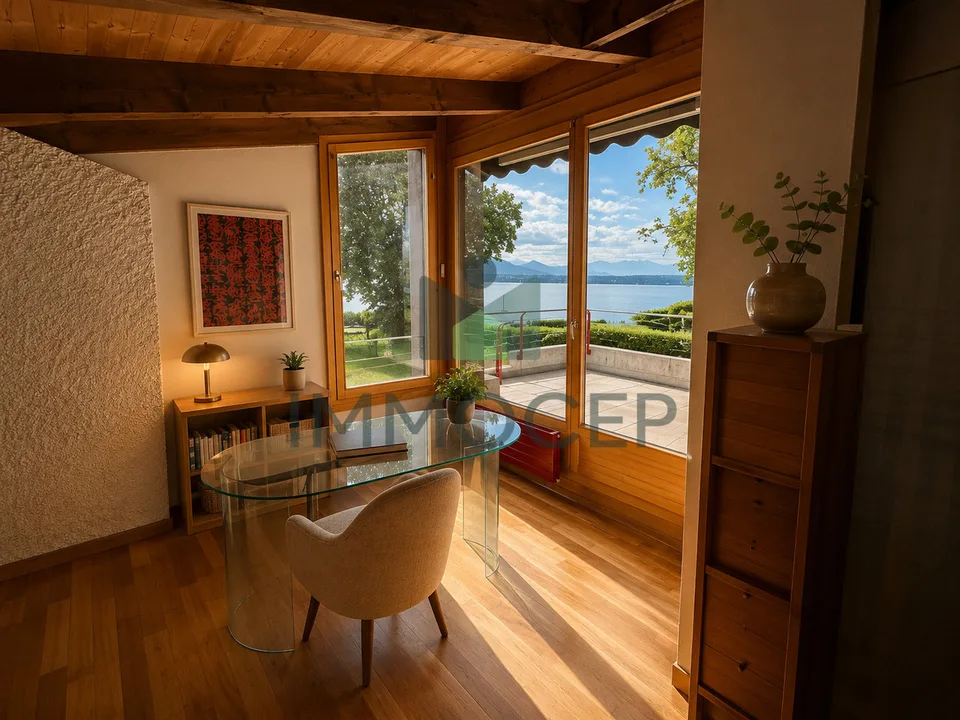 Propriété d'architecte à rénover à Versoix avec vue lac – Foto 21 von 24