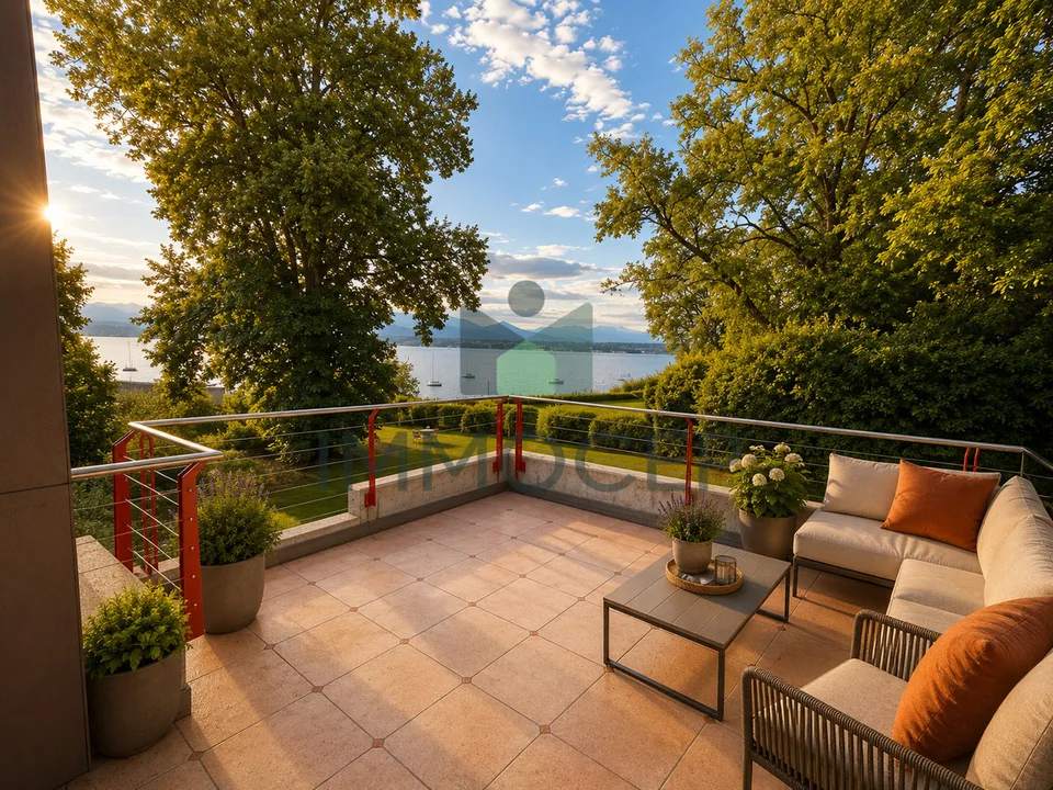 Propriété d'architecte à rénover à Versoix avec vue lac – Foto 16 von 24