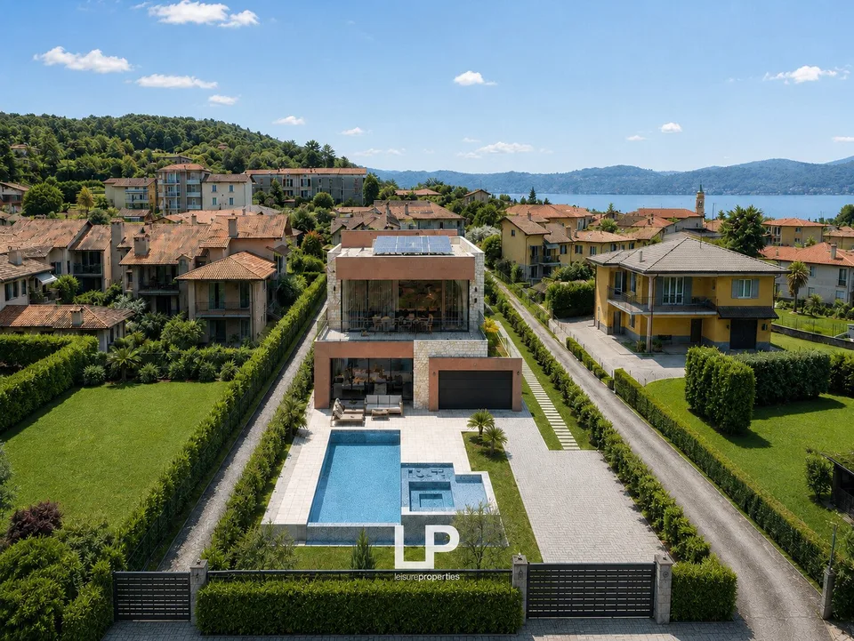 Moderne Villa mit Neubau und Seeblick in Ranco – Foto 7 von 13