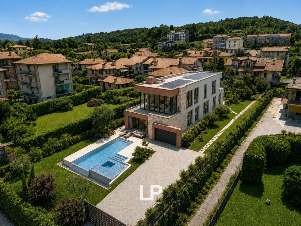 Moderne Villa mit Neubau und Seeblick in Ranco – Foto 9 von 13
