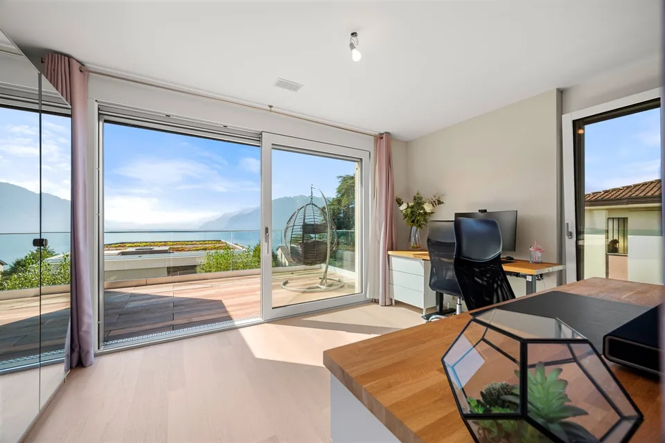 Duplex-attique d'exception avec vue panoramique sur le Léman – photo 11 sur 13