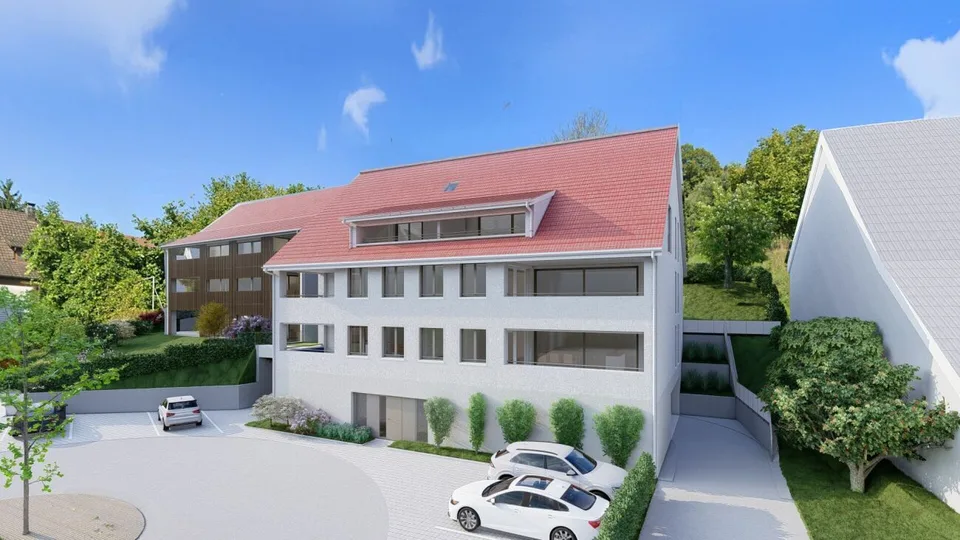 Premier location 4,5 pièces appartement mansarde avec ESTH