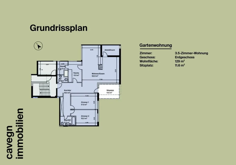 Stilvoll sanierte Gartenwohnung in Herrliberg