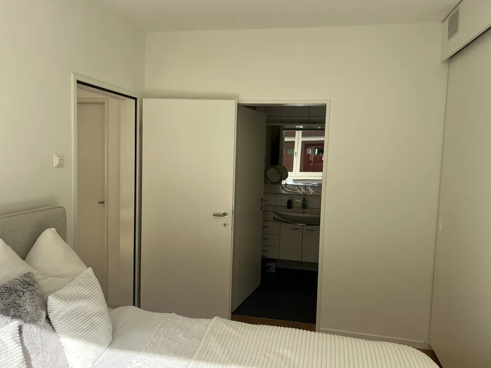 Möblierte 2.5-Zimmer-Wohnung mit Balkon und Seesicht in Zug