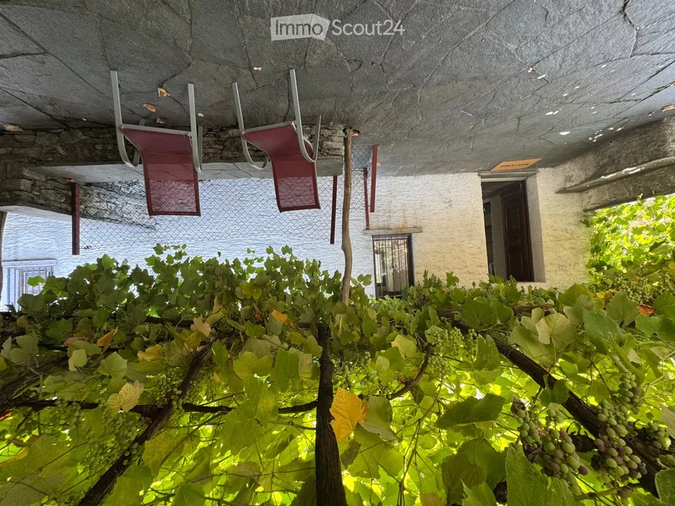 Fully furnished Ticino house, garden and pergola
