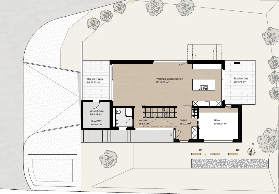 Exclusive 5.5-room single-family house with high-quality ownership standard and spacious garden
