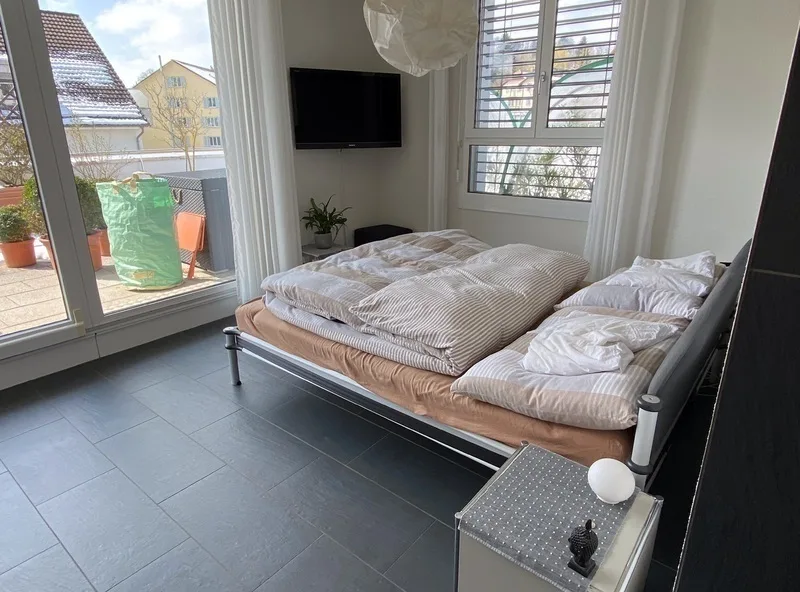 3½ ZIMMER-ATTIKAWOHNUNG IN LIEBEFELD (BE), MÖBLIERT, TEMPORÄR – Foto 6 von 9