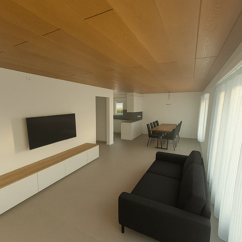 Frisch saniertes 4.5-Zimmer-Einfamilienhaus mit Pool & Ausbaupotenzial – Foto 6 von 19