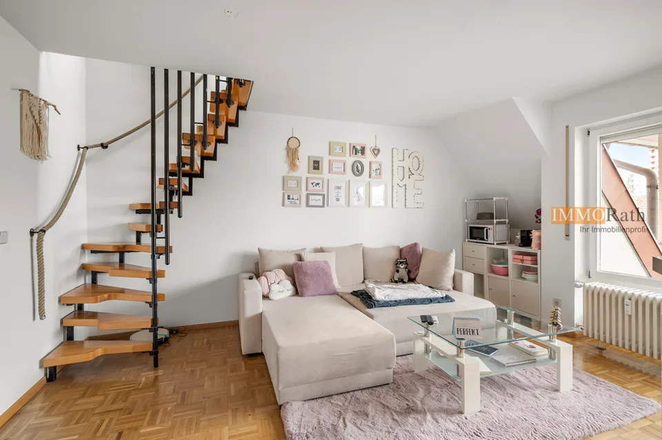 IMMORath.de - Lichtdurchflutete Wohnung mit Balkon und Tiefgaragenstel – Foto 2 von 13