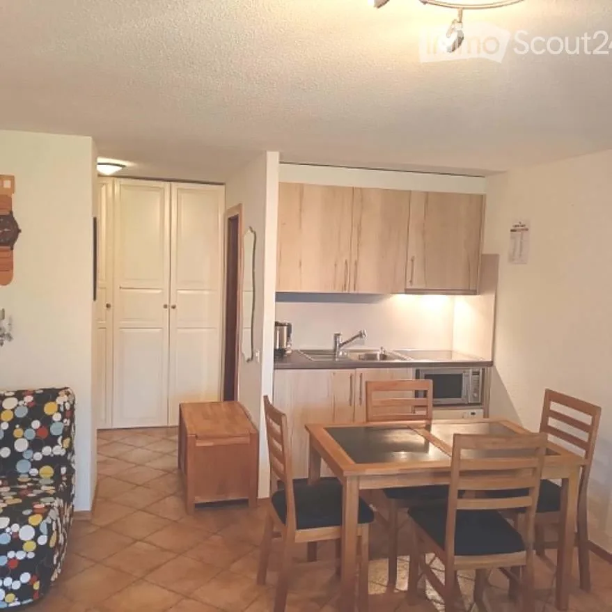 Furnished studio for rent in Saillon in the heart of the Bains