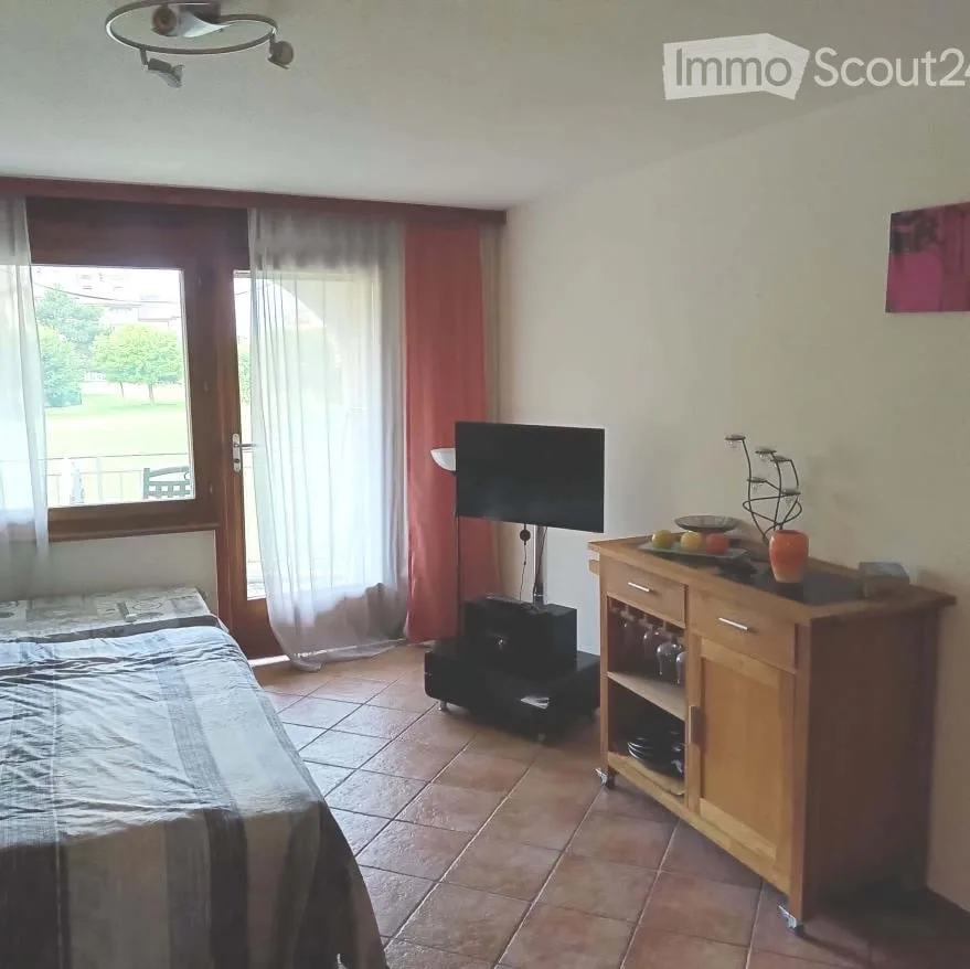 Furnished studio for rent in Saillon in the heart of the Bains