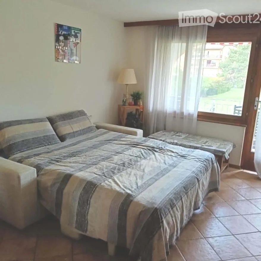 Furnished studio for rent in Saillon in the heart of the Bains
