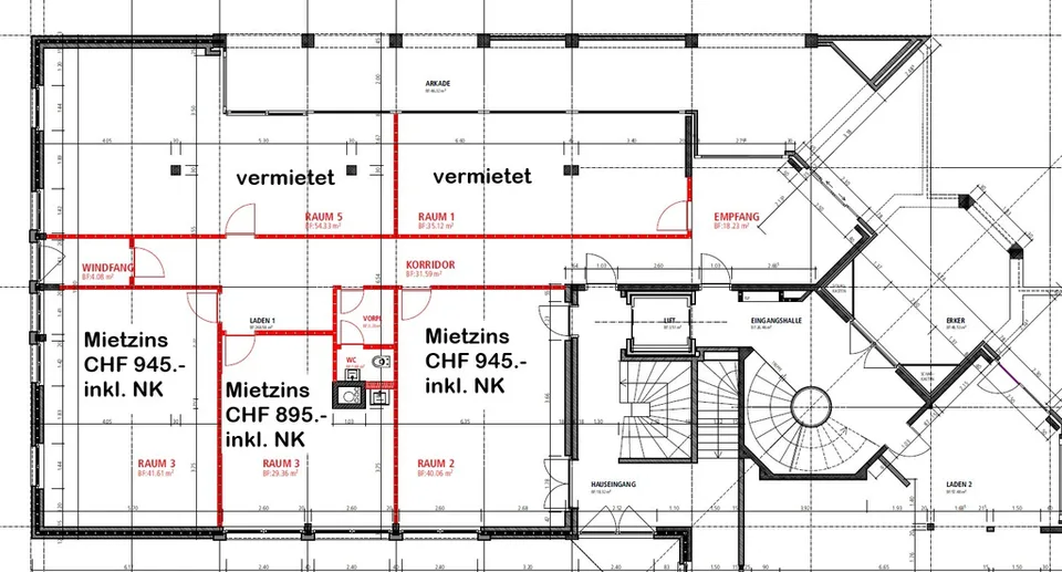 Commercial and office spaces in the heart of Therwil – photo 6 of 6