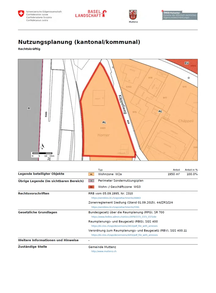 Attraktive Baulandparzelle in Muttenz! – Foto 11 von 13