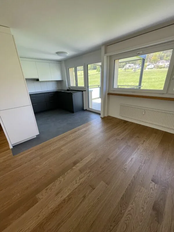 Schöne Wohnung mit wunderbarer Aussicht ins Grüne