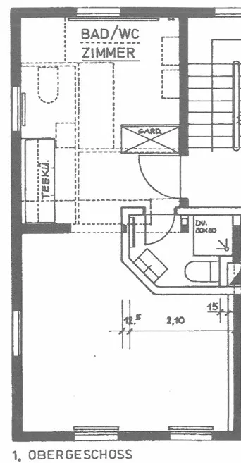 Habitation temporaire jusqu'en avril 2027 - appartement 1,5 pièces lumineux