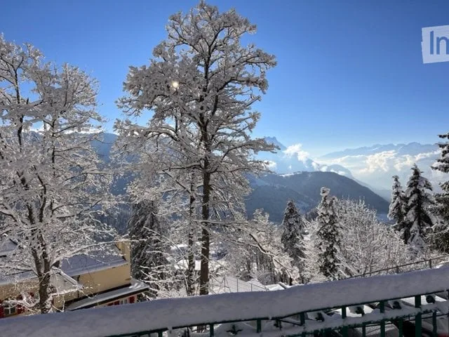 Lage der Wohnung in Leysin
