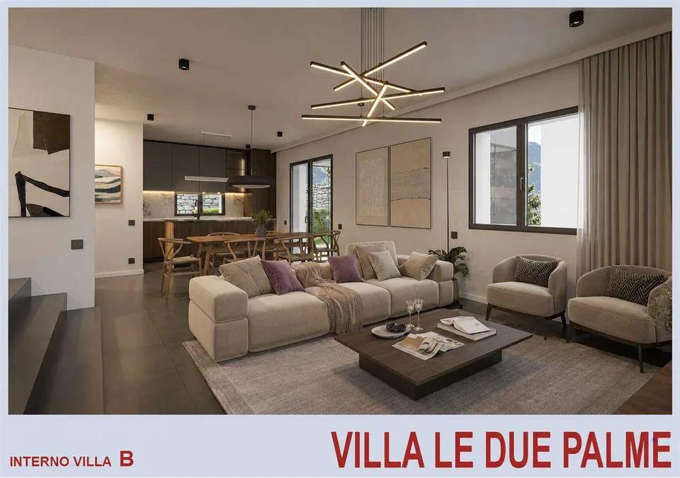 Melano - Neue Villa mit 3 Zimmern und privatem Garten – Foto 3 von 13