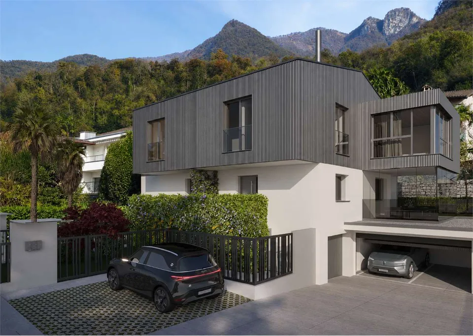 Melano - Nouvelle villa avec jardin privé – photo 2 sur 13