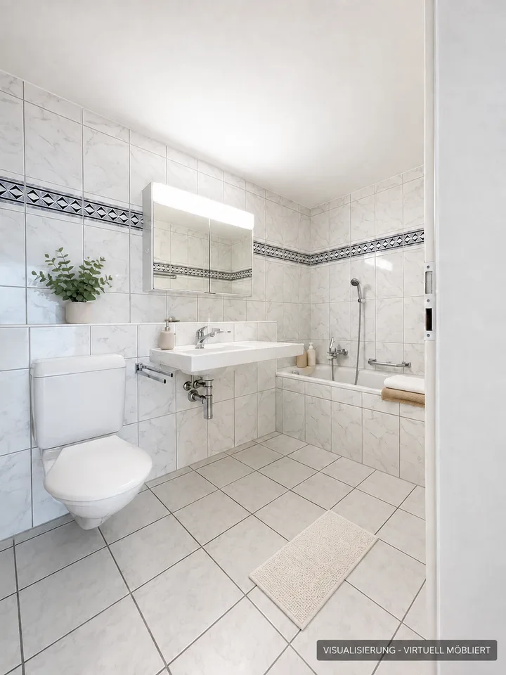 Appartement pour personnes âgées - Appartement de 3,5 pièces lumineux avec balcon orienté sud-ouest dans le centre du village près du marché Menzo