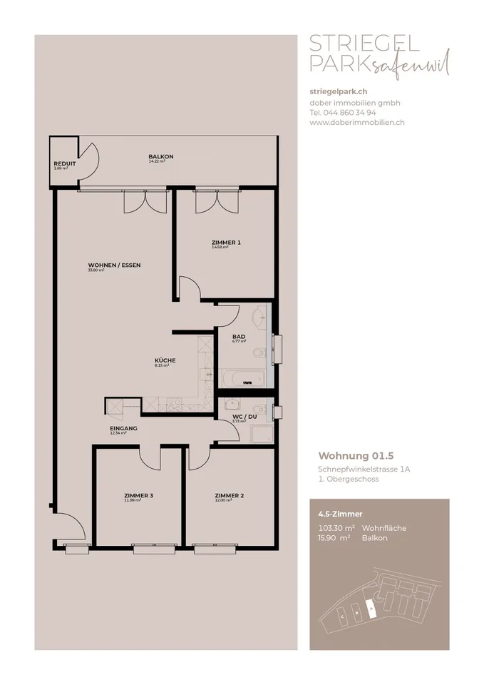 Modern spacious family apartment