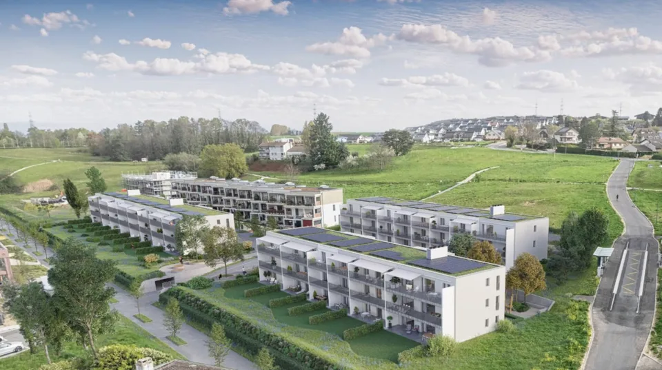 Ampio appartamento di 1,5 locali nuovo di 41m2 con balcone