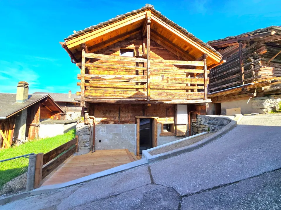 Prächtige renovierte Scheune in Mase mit Terrassen, Aussicht und Parkplatz (Val d'Hérens) – Foto 22 von 22