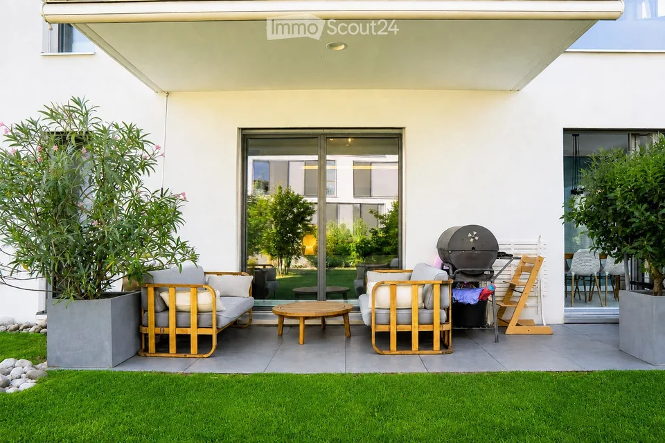 St-Sulpice – Appartamento luminoso di 70m2 con veranda, grande terrazza e accesso al giardino