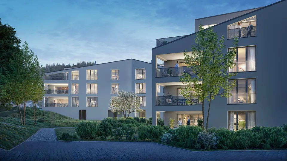 Attico d'eccezione nuovo di 3,5 locali | Volumi spettacolari e vista libera a Saignelégier – foto 3 di 11