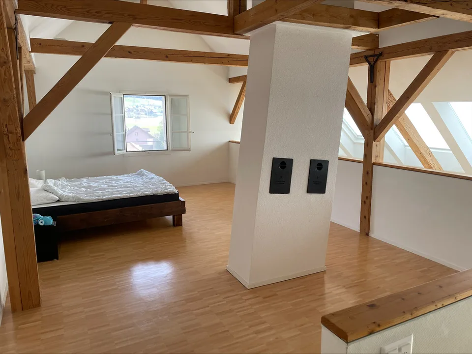 Appartamento da sogno con costruzione a travi visibili in una posizione tranquilla