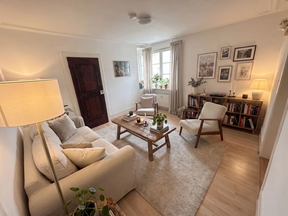 Frisch renovierte Wohnung, historisches Gebäude von 1750
