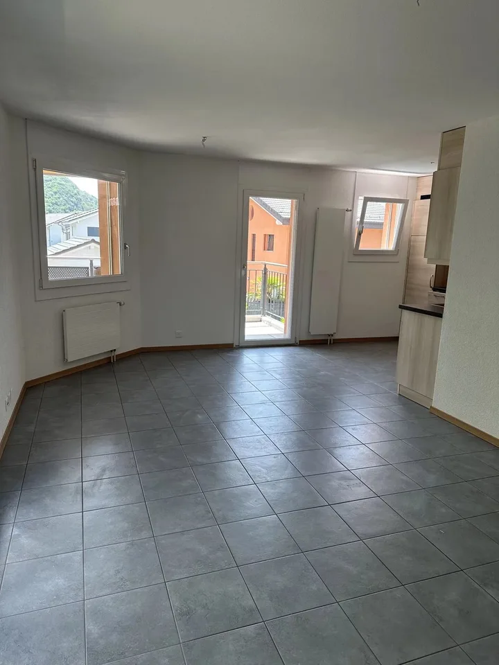 Appartement subventionné de 2 pièces au rez-de-chaussée