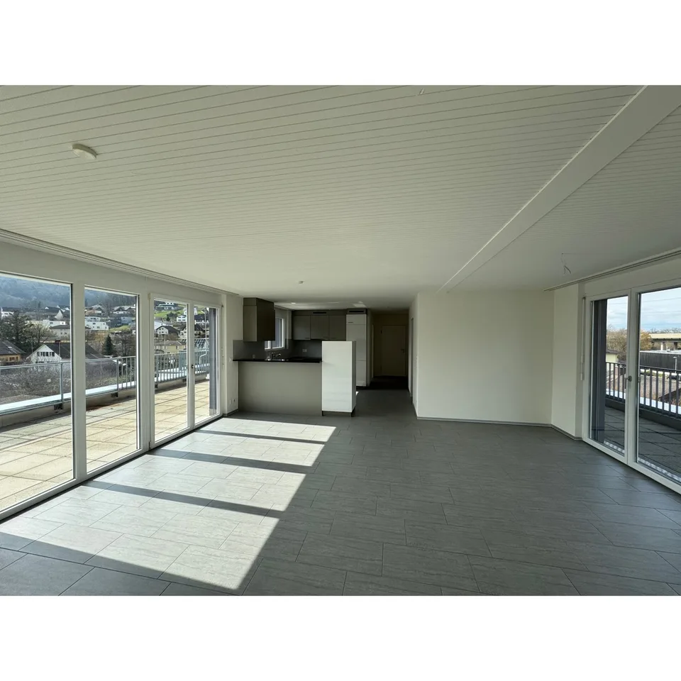 Modern attic apartment in a quiet location in Zeiningen
