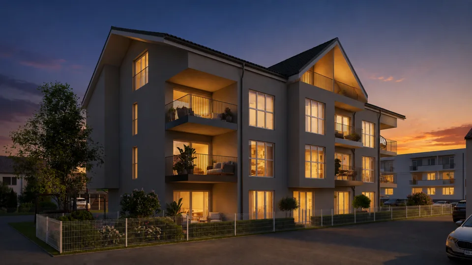Exklusiv 3.5 Zimmer Neubau in Domdidier - 89 m² und schöne Raumhöhe – Foto 5 von 17