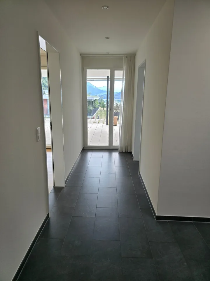 4.5-Zimmerwohnung mit Panoramablick auf See und Berge