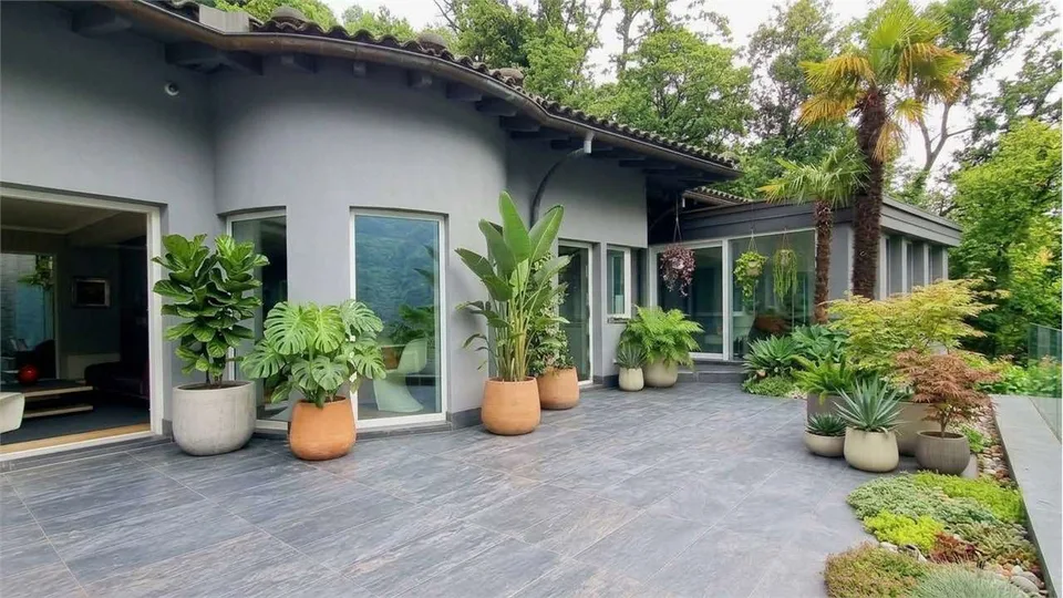 Villa moderna con vista lago a Vico Morcote
