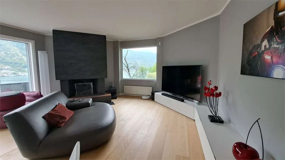 Villa moderna con vista lago a Vico Morcote