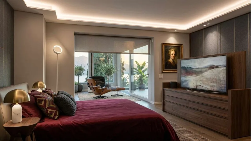 Villa moderna con vista lago a Vico Morcote