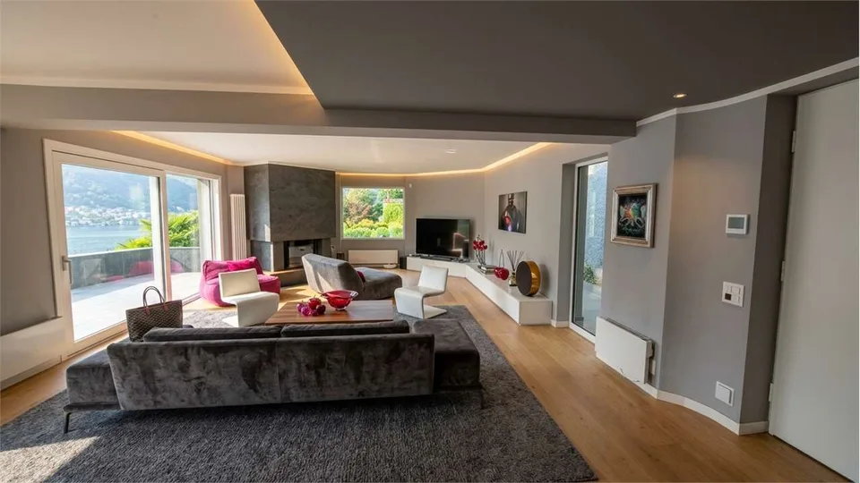 Villa moderna con vista lago a Vico Morcote