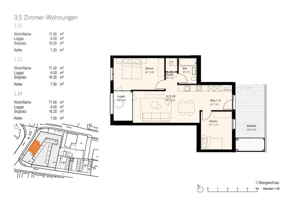 Moderne Wohnung an bester Lage beim Bahnhof