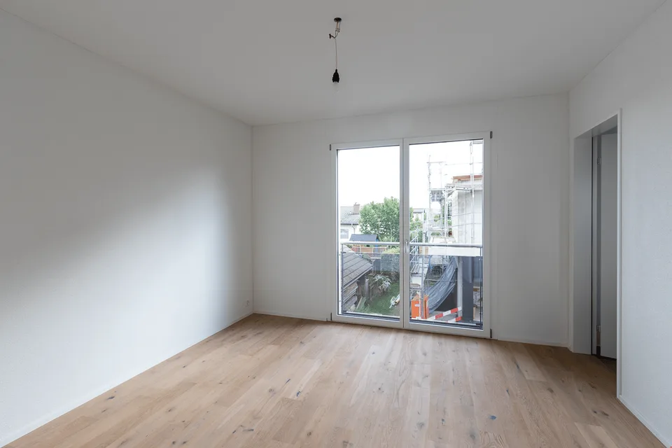 Appartamento moderno con standard elevati, vista sulle Alpi e balcone soleggiato a Boswil