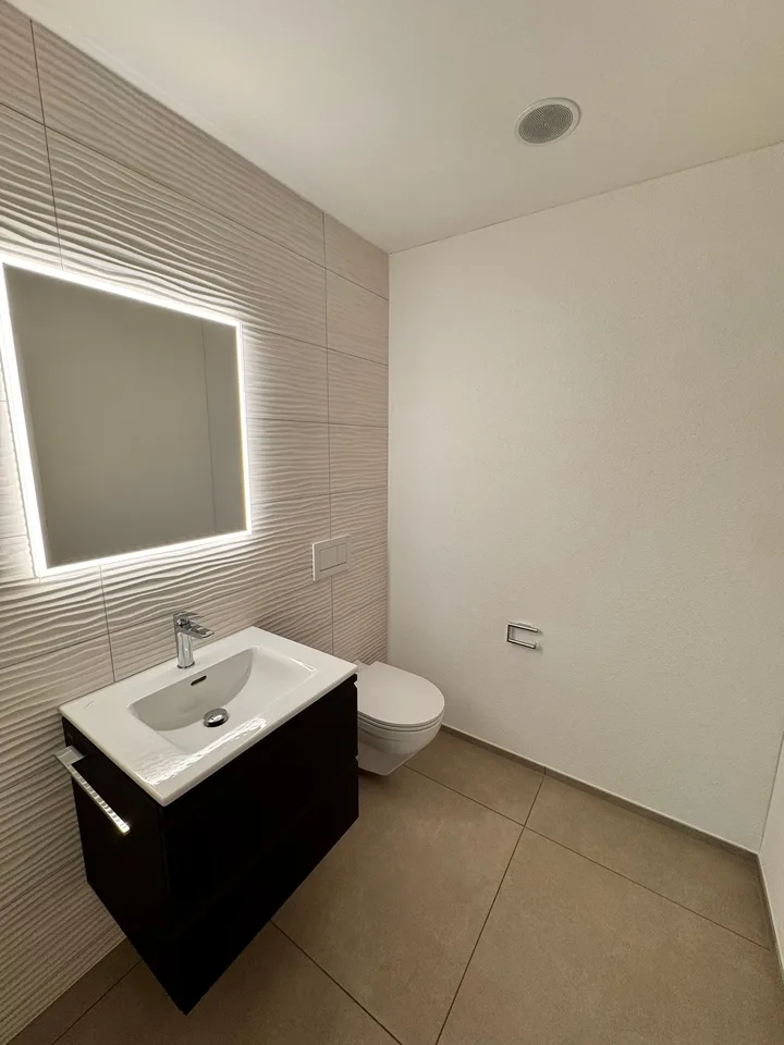 Modern 3.5-room apartment with balcony and beautiful view in Zwingen