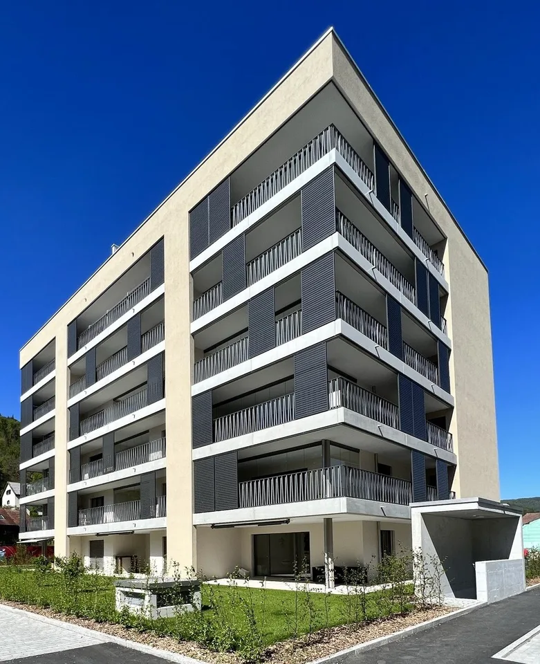 Modern 3.5-room apartment with balcony and beautiful view in Zwingen