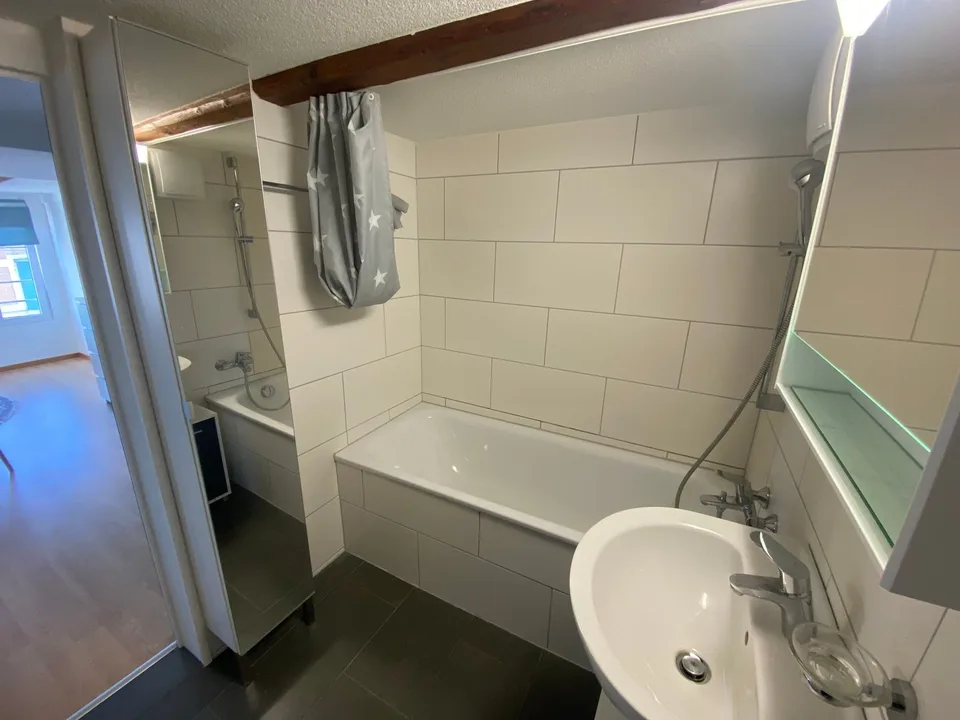 2.5-room apartment with terrace and lake view in Walzenhausen